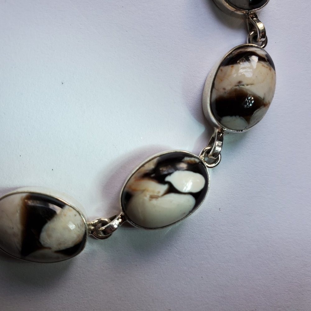JASPER STERLING SILVER BRASELET - Picture 12 of 12